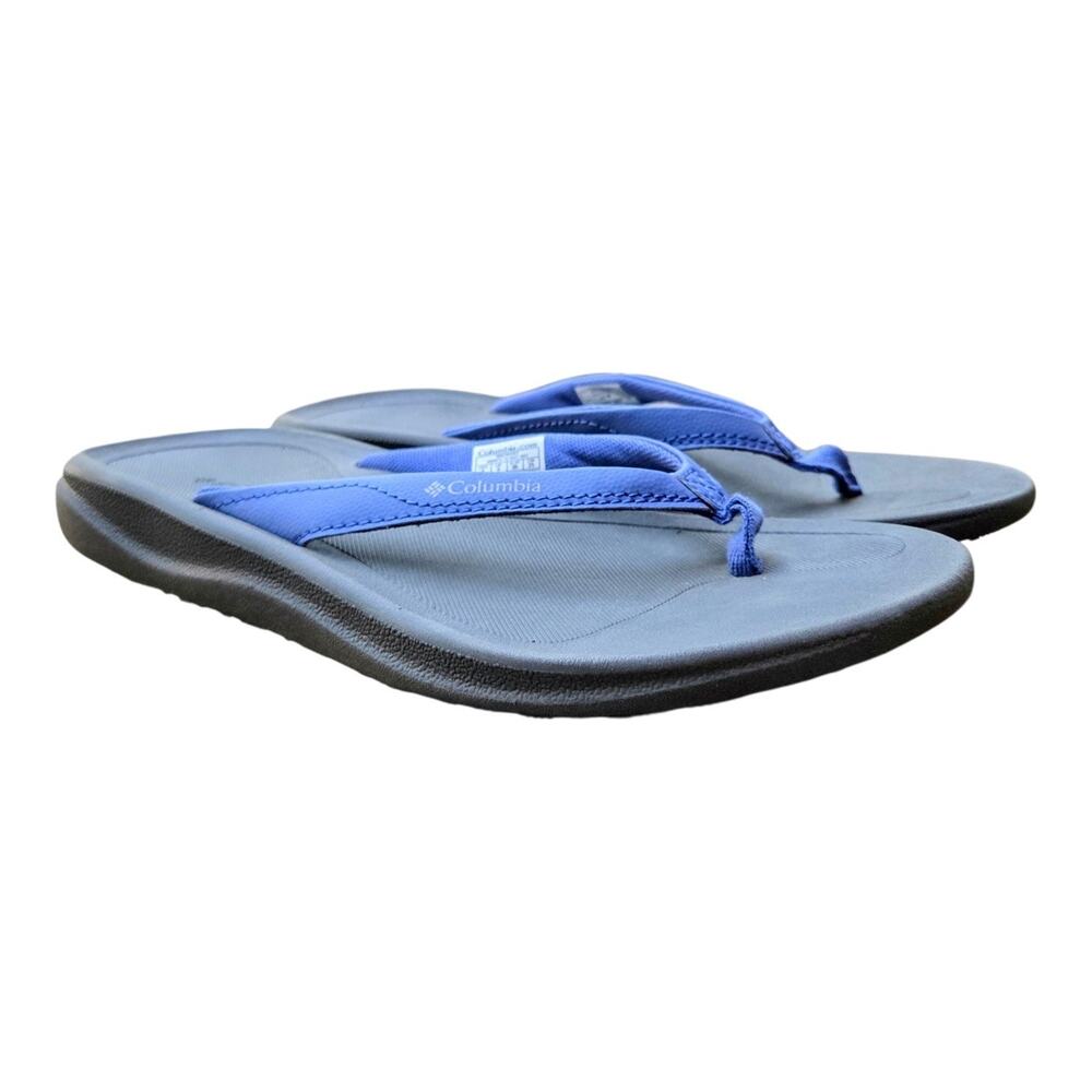 Columbia Kea II YL1037-593 Sandals Womens US 8 Blue Toe Post Slip On Flip Flop
